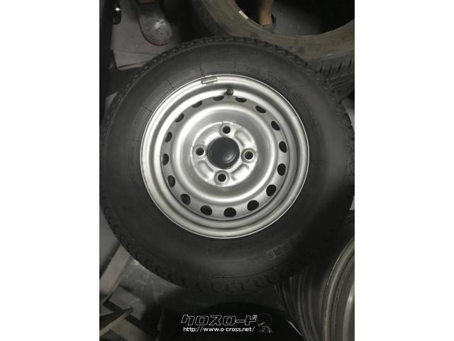 ホイール・タイヤ・ダイハツハイゼットジャンボ 新車取外し 鉄ちん