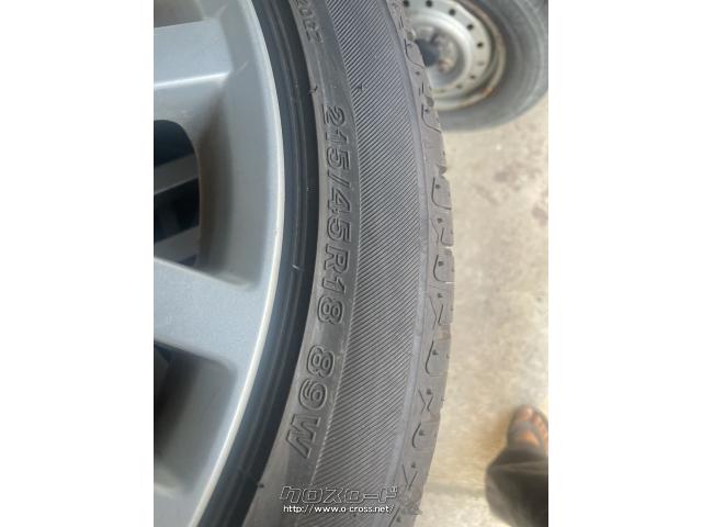 ホイール・タイヤ マツダアテンザ 純正18インチホイール 215/45R18 89W