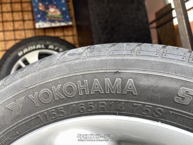 ホイール・タイヤ・14インチ スズキ純正 中古タイヤYOKOHAMAS306 155