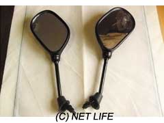 外装パーツ スクーター用8mmミラー左右セット