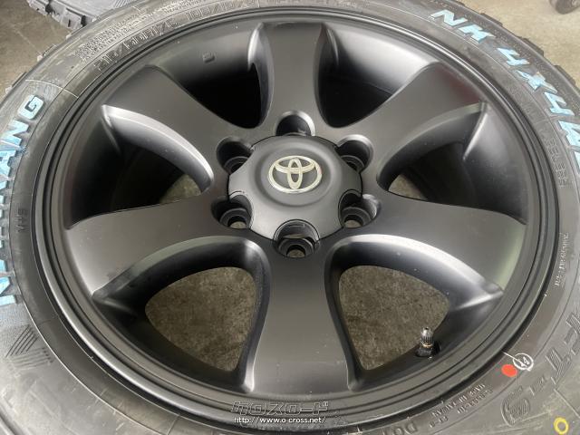 ホイール・タイヤ・17インチ中古120プラド純正アルミ4本Setリペイント