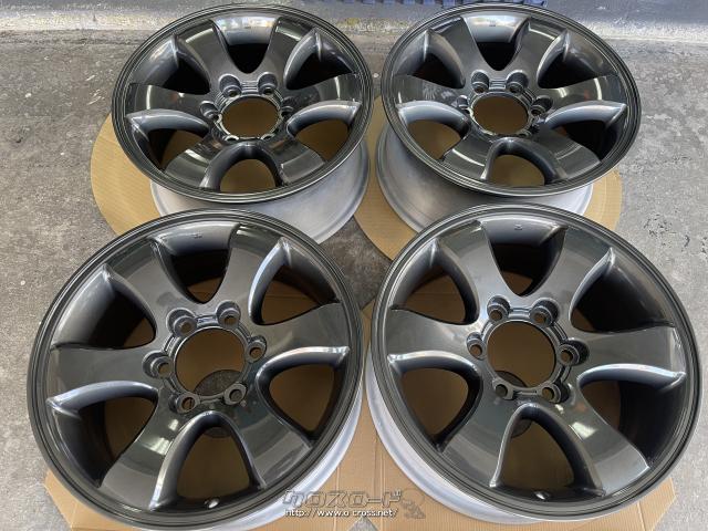 ホイール・17インチ中古120プラド純正アルミ4本Setリペイント済 