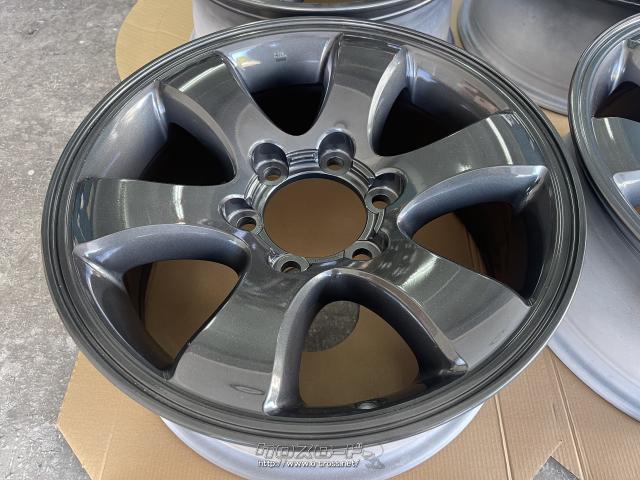 ホイール・17インチ中古120プラド純正アルミ4本Setリペイント済