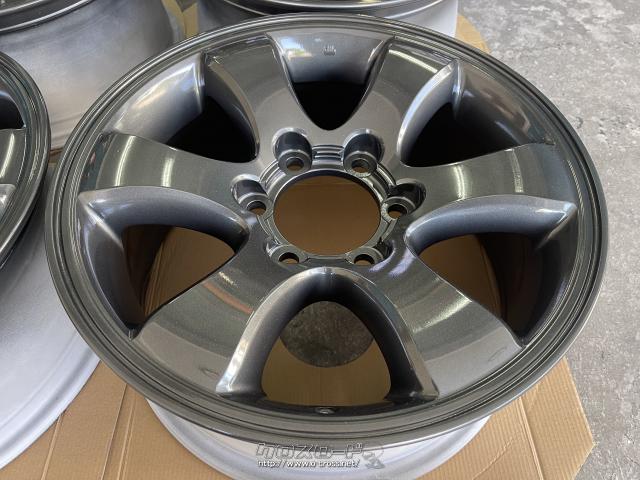 ホイール・17インチ中古120プラド純正アルミ4本Setリペイント済 