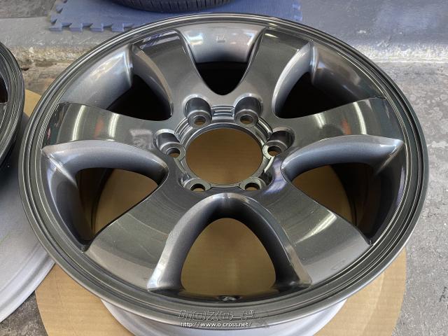 ホイール・17インチ中古120プラド純正アルミ4本Setリペイント済