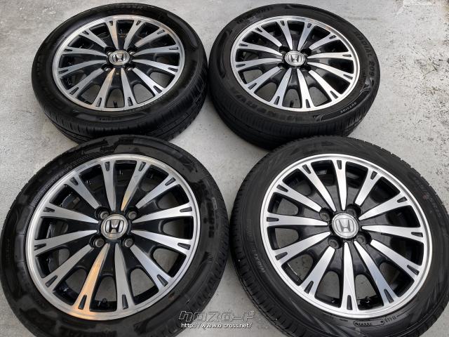 ホイール・タイヤ・15インチ中古ホンダNBOX純正アルミ4本Set中古タイヤ