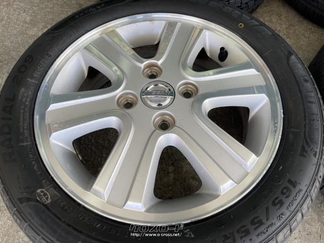 ホイール・タイヤ・14インチ中古日産クリッパー純正アルミ4本Set k3 