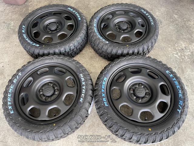ホイール・タイヤ・15インチ中古スズキハスラー純正スチールR/T新品 