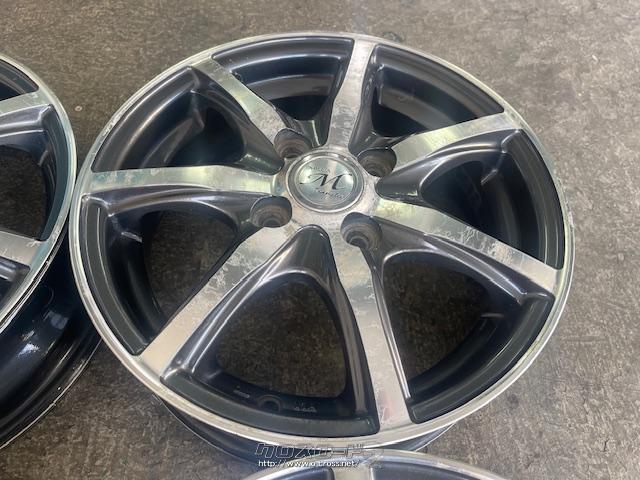 ホイール 14インチ中古ブラポリスポークホイール4本Set k6