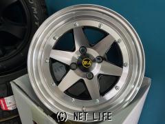 ロンシャンXR4タイプ15インチホイールセット ロンシャン XR-4 15インチ 6.0J 4H100 +38 ブラックポリッシュ