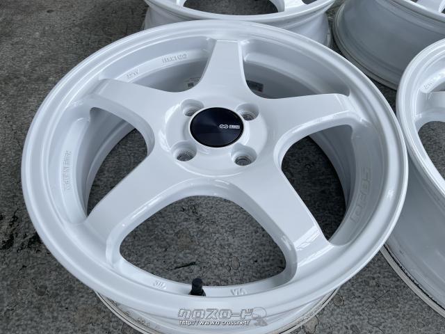 ホイール・16インチ中古エンケイPF05ホワイト4本Set k3・ご成約