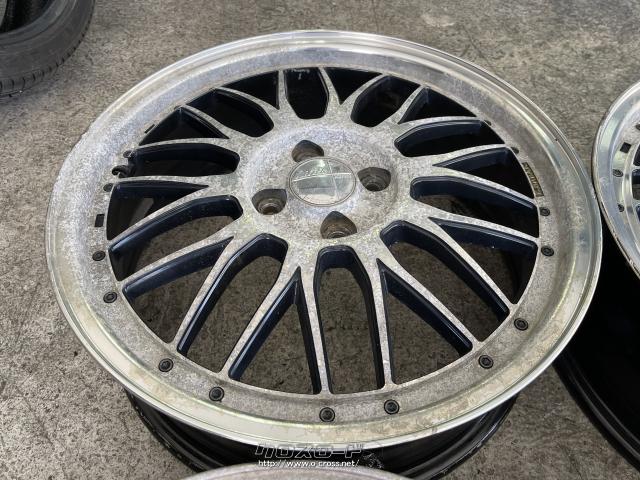 中古17インチのホイール ホイール・17インチ中古希少K-BREAKメッシュアルミ4本Set k100