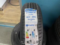 タイヤ・14インチ新品マックストレック155/65R14取付工賃込み・6,000円 