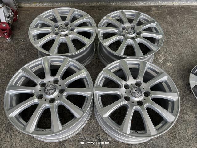 ホイール・16インチ中古wedsジョーカーシルバースポークアルミ4本Set