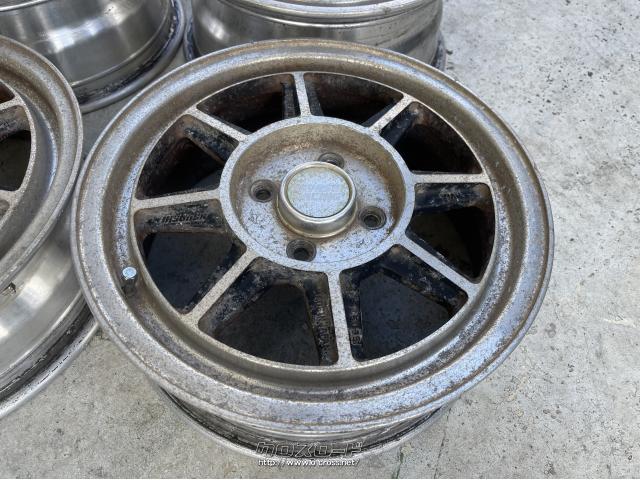 ホイール・14インチ中古ハヤシレーシングストリートアルミ4本Set k100 