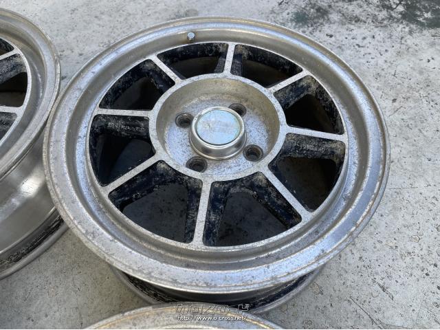 ホイール・14インチ中古ハヤシレーシングストリートアルミ4本Set k100 