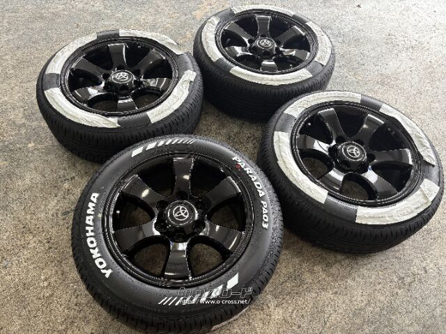ホイール・タイヤ・17インチ中古トヨタ120プラド純正リペイント品200系 