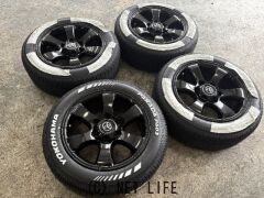 ホイール・タイヤ・17インチ中古トヨタ120プラド純正リペイント品200系