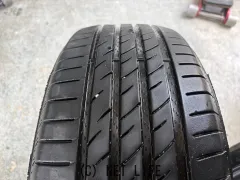タイヤ 17インチ中古マックストレック215/45R17　１本×８部取付工賃込みU6
