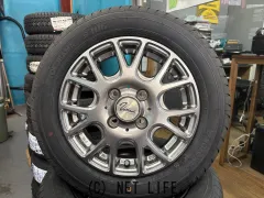 ホイール・タイヤ 13インチ美品ヴェルサンディアルミ4本Set新品タイヤ