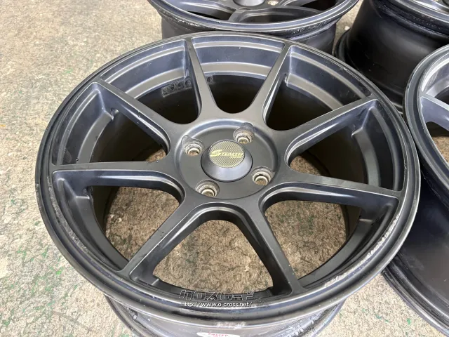 ホイール・15インチ中古ステルスレーシングアルミ4本Set j102・ご