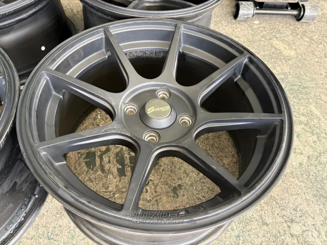 ホイール・15インチ中古ステルスレーシングアルミ4本Set j102・ご