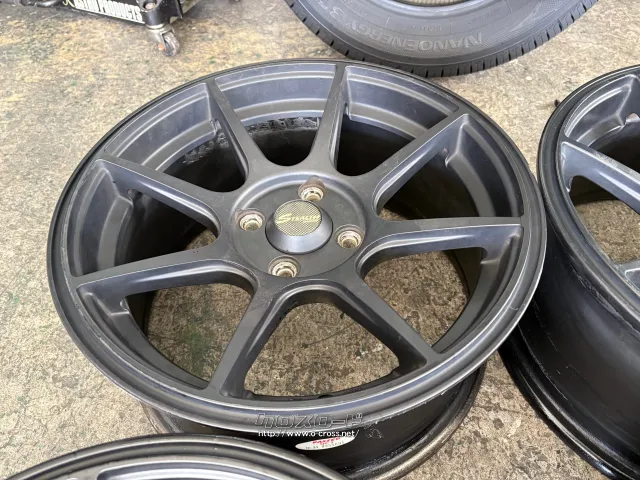 ホイール・15インチ中古ステルスレーシングアルミ4本Set j102・ご