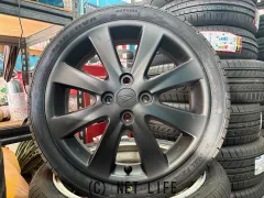 ホイール・タイヤ 16インチ中古ダイハツムーヴカスタム純正アルミ４本Set新品タイヤｋ１