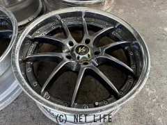ホイール 17インチ中古WORK　VS　SSアルミ４本Set　ｊ100