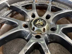 ホイール 17インチ中古WORK　VS　SSアルミ４本Set　ｊ100