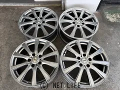 ホイール 17インチ中古DOSシルバースポークアルミ４本Set　J102
