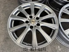 ホイール 17インチ中古DOSシルバースポークアルミ4本Set J102