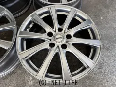 ホイール 17インチ中古DOSシルバースポークアルミ4本Set J102