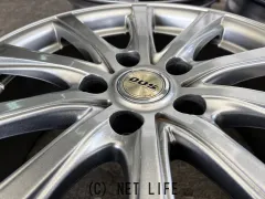 ホイール 17インチ中古DOSシルバースポークアルミ４本Set　J102