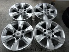 ホイール・17インチ中古DOSシルバースポークアルミ4本Set J102・1.58