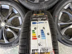 ホイール・タイヤ 15インチ中古ソリオ純正アルミ4本SET新品タイヤk4