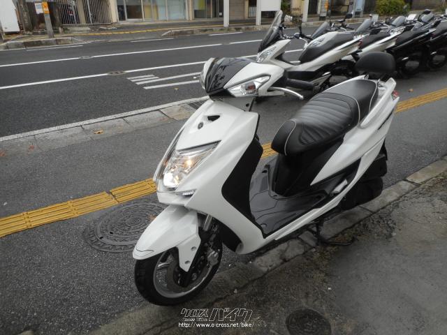 ヤマハ シグナス X 125・白・125cc・(有)シェイプ・8,326km・保証付・6