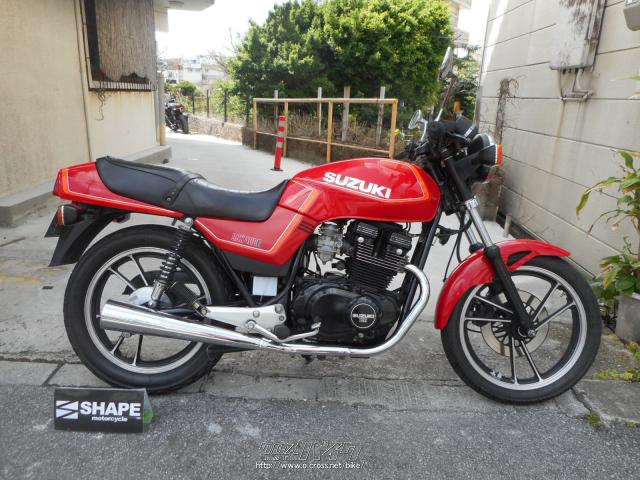 スズキ GSX400 E・赤・400cc・(有)シェイプ・32,652km・保証無 (2022年