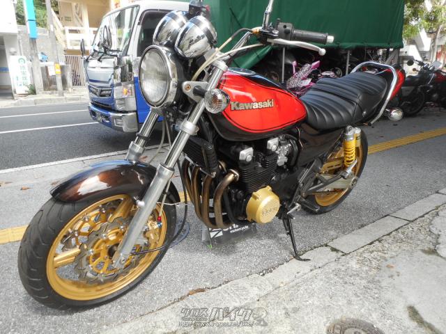 ゼファーχ 車検付　火の玉　平成8年式　カスタム車 カワサキ ゼファー400χ Z2黒青火の玉 車検付 (251cc-400cc)｜売買され