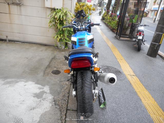 カワサキ ZRX 1100・青・1100cc・(有)シェイプ・疑義車(メーター交換の