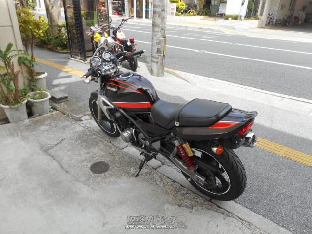 カワサキ バリオス -II 250 えび茶/オレンジタイガーカラー・茶