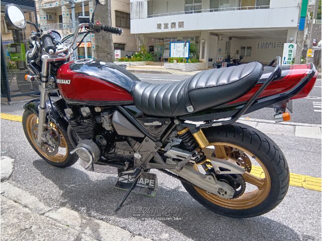 カワサキ ゼファー 400 χ・2000(H12)初度登録(届出)年・ブラックレッド