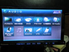 TV・カーナビ 7型HDDナビ/DVDビデオ/CD/SD/Bluetooth/フルセグ内蔵デッキ