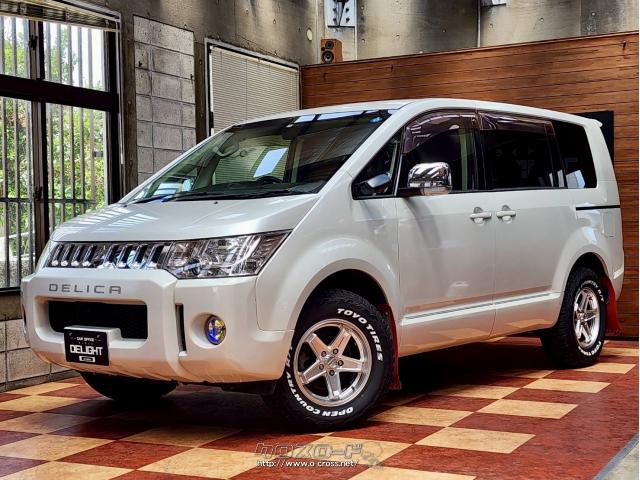 三菱 デリカD：5 G ナビパッケージ 4WD! リアスポイラー♪ 両側パワー