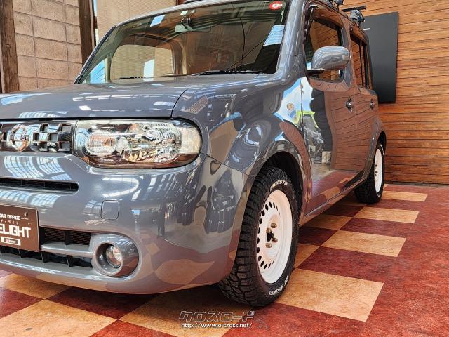 ★本日限定最終価格★2002年製作★カスタムキュー★美品★ラジアル★ 日産 キューブ 15X インディゴ+プラズマ ☆カスタム15インチホイール