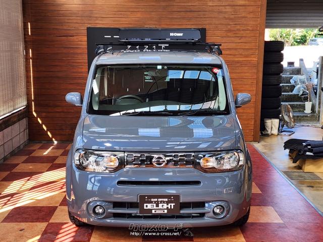 日産 キューブ 15X インディゴ+プラズマ ☆カスタム15インチホイール