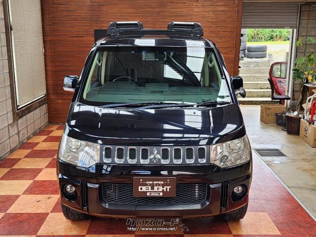 三菱 デリカD：5 G ナビパッケージ・2010(H22)年式・ブラック・2400cc
