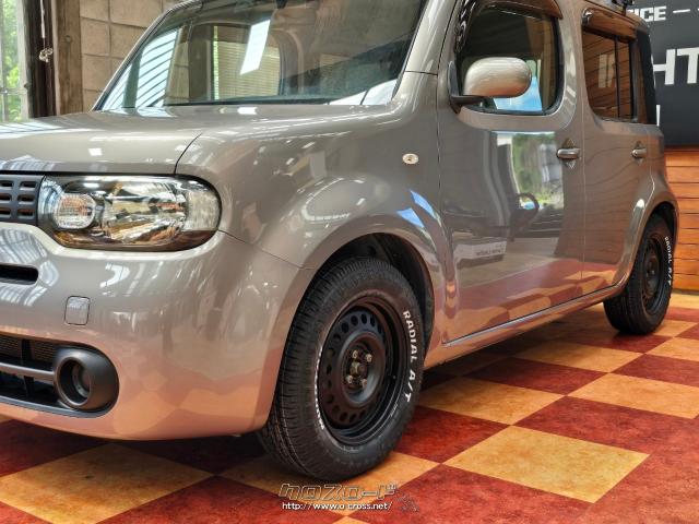 日産 キューブ 15X 新品INNOルーフベース☆新品ATタイヤ☆プッシュ