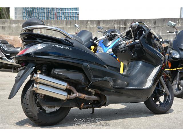 ヤマハ　グランドマジェスティ250　実働中古車　チョイカスタム　ビームスマフラー　リアGIVIBOX付　オイル交換後渡し、書類有り ヤマハ グランドマジェスティ250 ハンドル マフラーカスタム