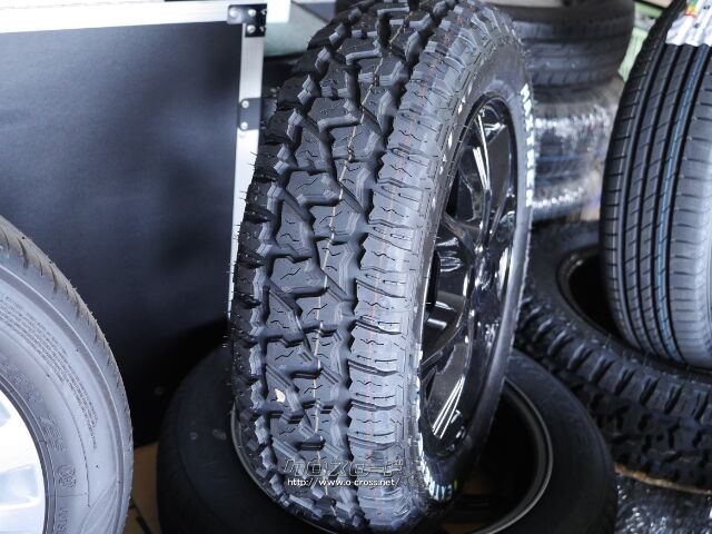 ホイール・タイヤ・14インチ 新品ブロックタイヤアルミホイール4